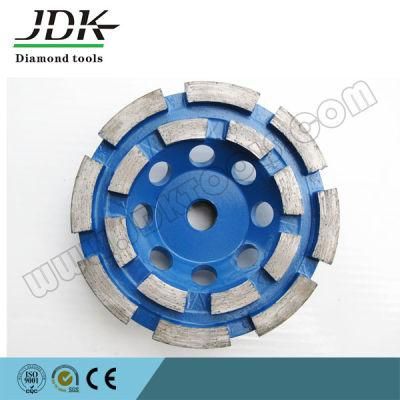Double Row Diamond Cup Wheel for Granite Grinding