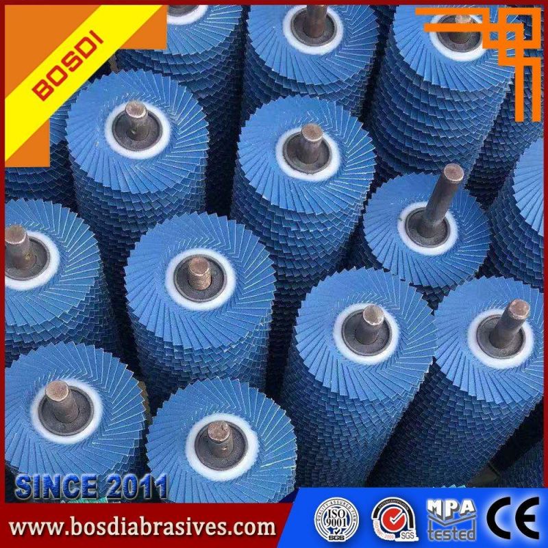Flexible Flap Disc/Disk/Wheel, Excellent Heat Dispersion and High Efficiency