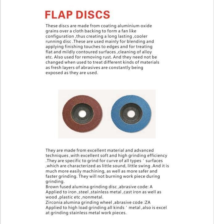 Paper and Cloth Flap Disc