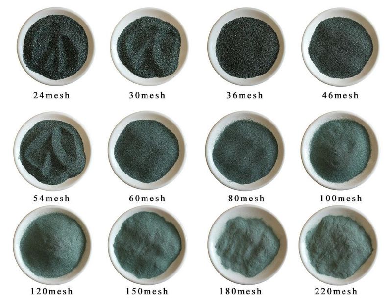 98.5% Purity Green Silicon Carbide Emery Powder for Carborundum Abrasive