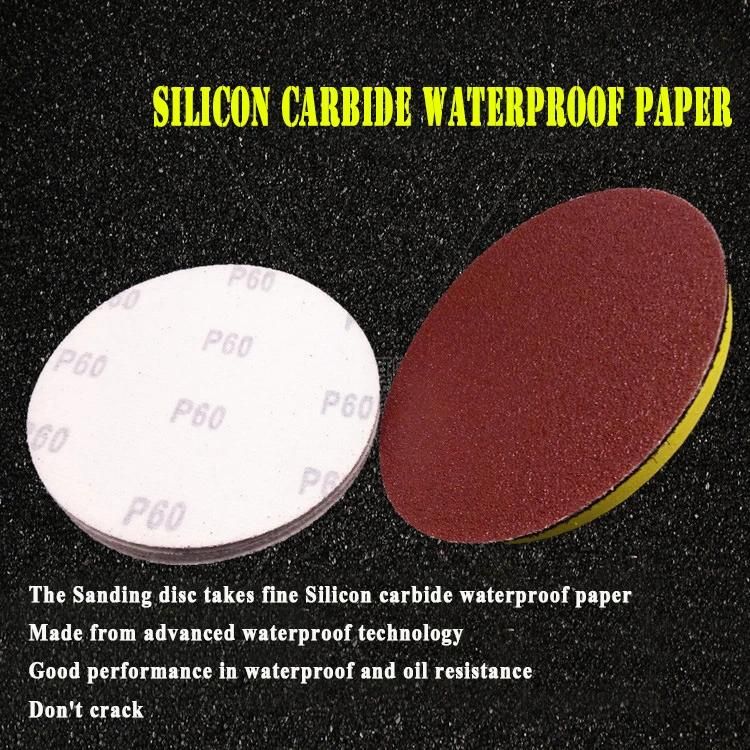 Aluminium Oxide 125mm /5′′ Sandpaper Disc with Sticky Backing