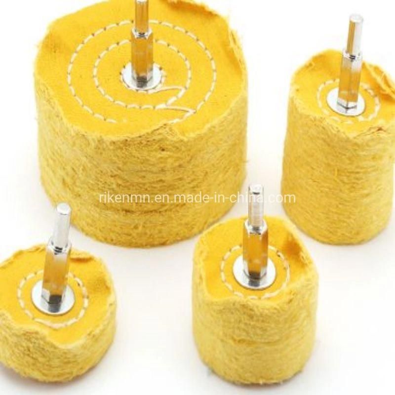 Jewelry Polishing Wheel Polishing Pad 2.35mm Flap Wheel Handle Cotton Thread Brush Wheel