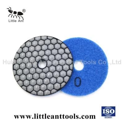 Hot Sell 125mm Diamond Dry Polishing Pad for Grinding Marble Stone