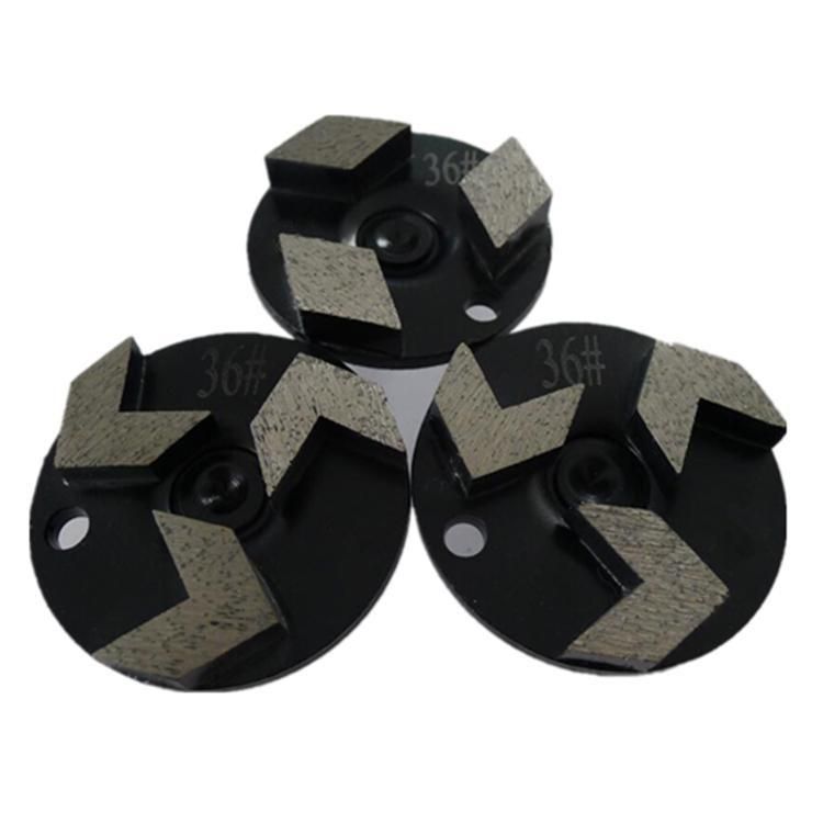 3 Inch D80mm Universal Diamond Grinding Wheel with Single Pin Diamond Polishing Disc for Concrete and Terrazzo Floor