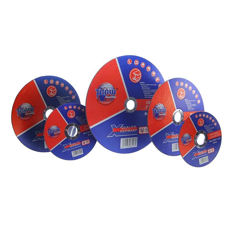 6" 6 Inch 150X3.0X22.2mm T41 Durable Cutting Wheel for Metal 6 Inch 3.0mm Center Depressed Cutting Wheel for Metal 150mm and 3.0mm Thickness 72-80m/S
