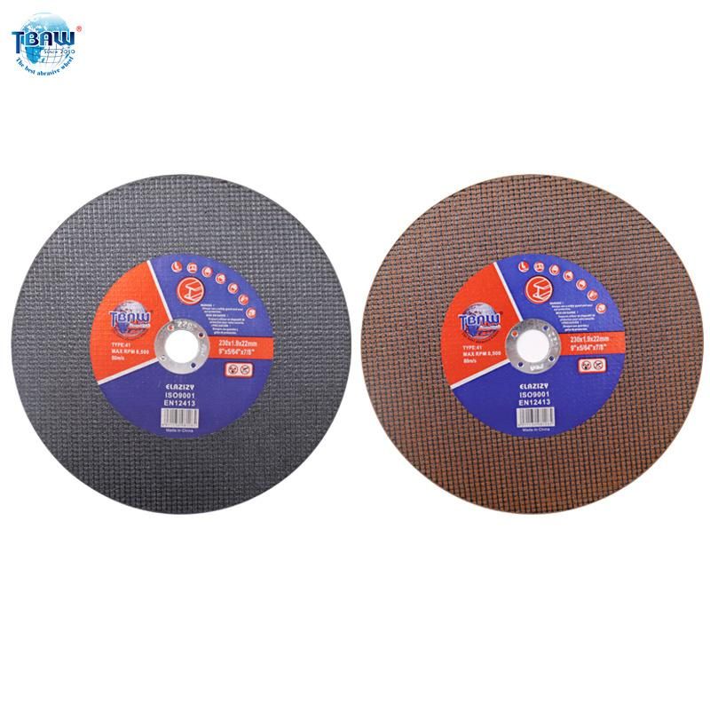 Angle Grinder 9inch Sanding Disc Metal Inox Cutting Disc 230X1.9mm Abrasives Cutting Disc Cutting off Wheel for Steel and Stainless Steel