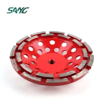 Double Row Turbo Diamond Grinding Cup Wheel/ Concrete Grinding Wheels