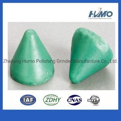 Aluminum Brass Copper Abrasive Plastic Deburring Stone Vibratory Finishing