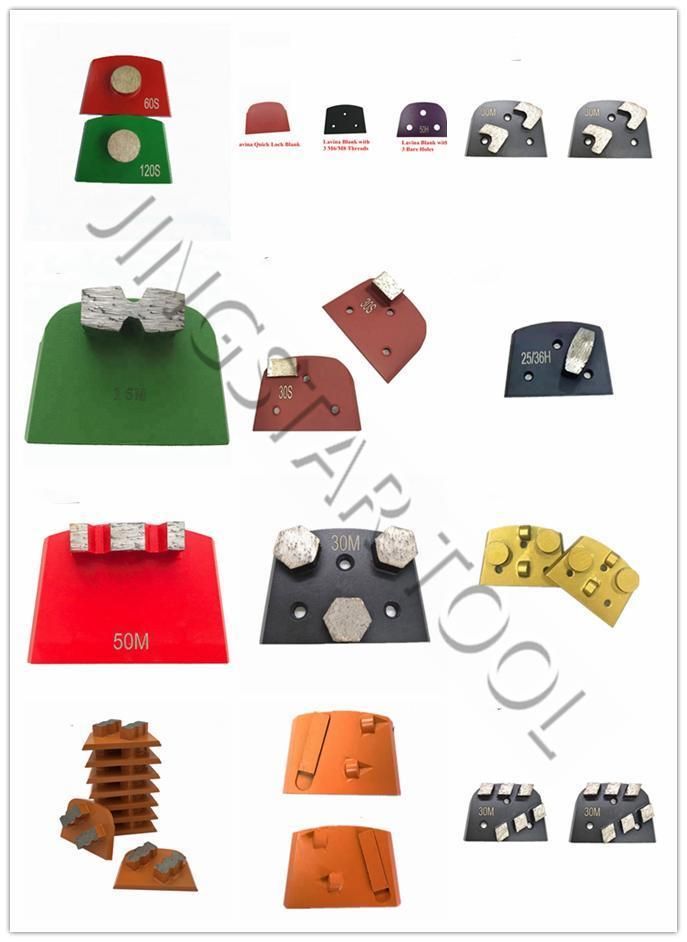 High Quality Concrete Grinding Lavina Diamond Grinding Shoes for Floor Grinder