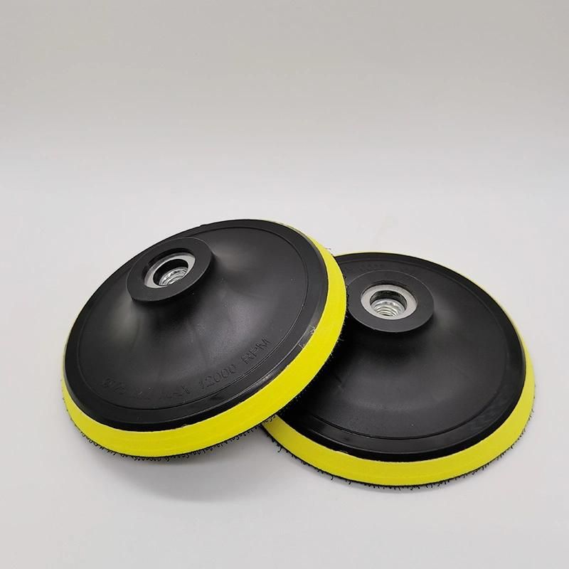 5" Backing Plate Polishing Buffing Pad Backer Plastic Backer Pads for Grinder Machine and Polish Pads Holder