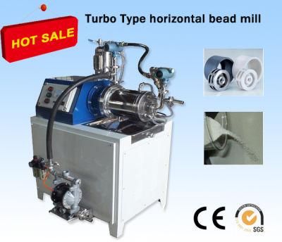 Nano Grinding Mill Machine Price Turbo Type Horizontal Bead Mill