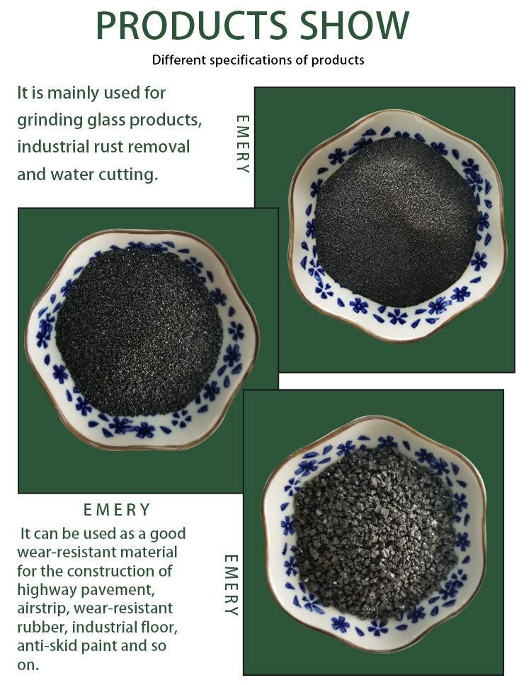 Black Emery Sand for Pavement Wear - Resistant Anti - Slip Floor Preferred