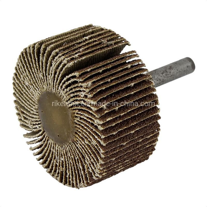 Spindle Mop Abrasive Sanding Mounted Flap Wheel Grinding Wheel with Shaft Shank