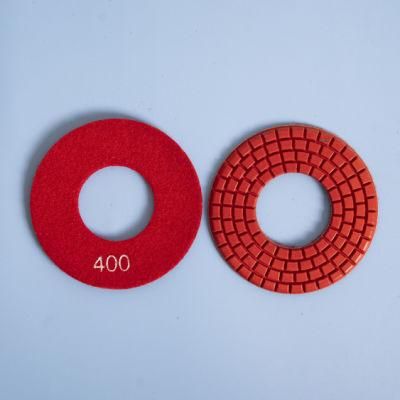 Qifeng Power Tool 5&quot; Diamond Wet Polishing Pads with Big Hole for Granite Marble Stones
