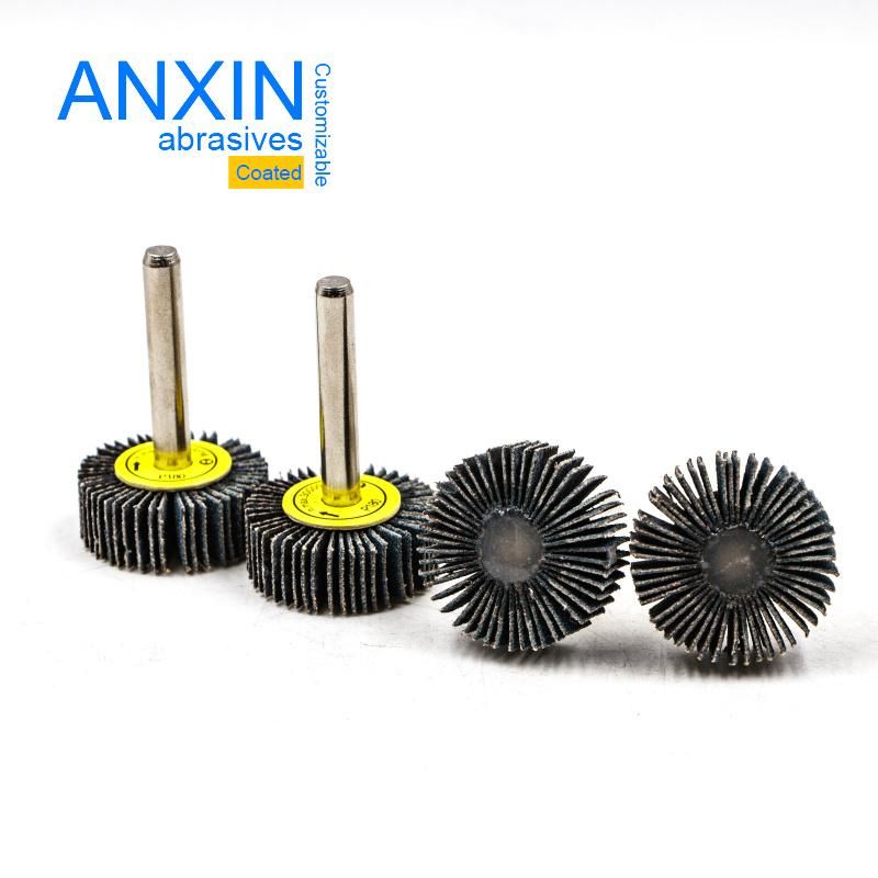 30*10*6mm Zirconia Abrasive Cloth Mounted Flapper Wheel