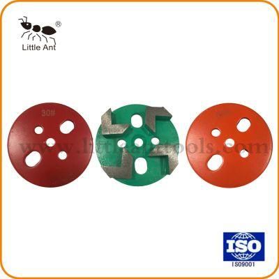 4&quot;/100mm Metal Diamond Segment Grinding Plate Abrasive Disk Hardware Tools for Concrete