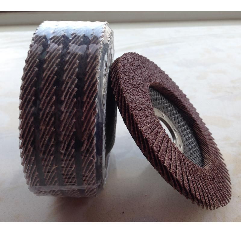 High Quality Premium Wear-Resisting 4"-7"Aluminium Oxide Flap Disc for Grinding Stainless Steel and Metal