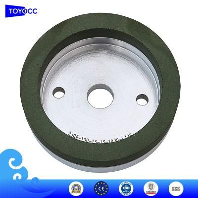 Glass Resin Bond Diamond Bevel Alumiun Plate Resin Wheel for Glass Grinding/Edging Machine Spare Parts