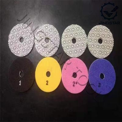 4 Inch 4 Step Polishing Pads Flexible Diamond for Marble Granite Ceramic Tile Concrete Free Shipping