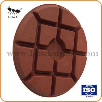 80mm Resin Bond Diamond Polishing Pad for Concrete Floor with High Gloss