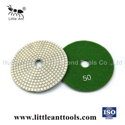 5&quot; White Straight Tooth Grinding Disc and Polishing Pad