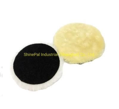 Useful Heavy Cutting Scratch Remover 100% Wool Content Aggressive Colorful Genuine Polishing Wool Buffer Pads