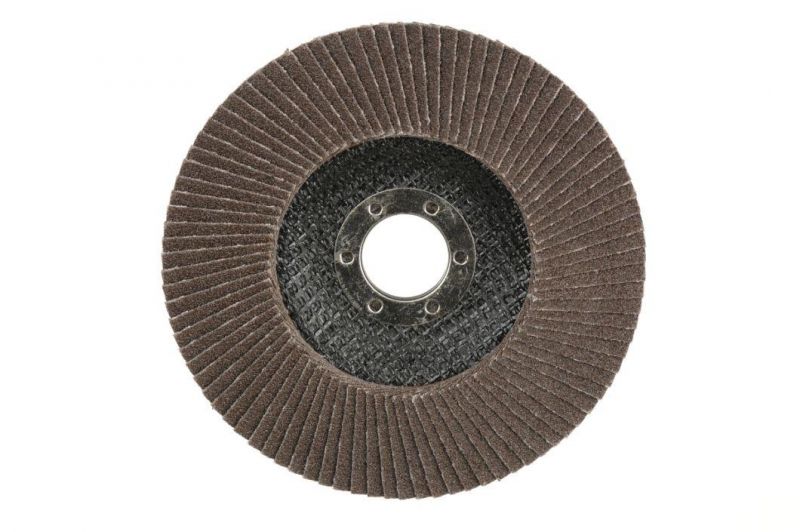 115*22.2mm Abrasive Flap Disc Fiberglass Backing