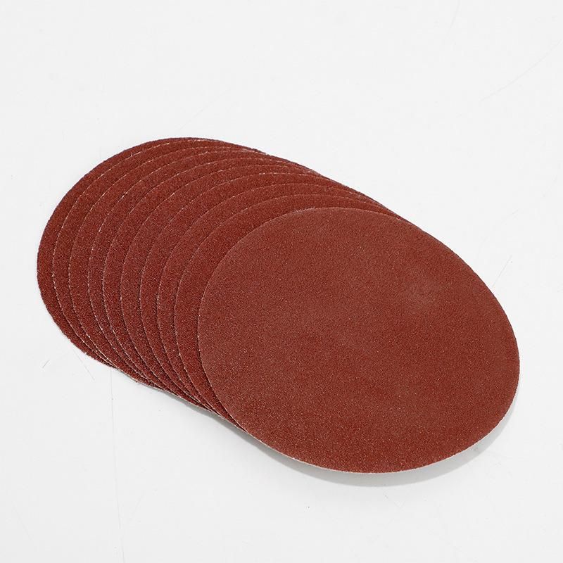 7inch Red Polishing Disc Abrasvie Sandpaper Sanding Paper Hook and Loop Velcro Disc Sanding Disc
