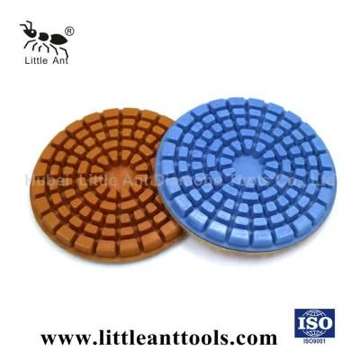 Long Life Span Diamond Resin Polishing Pads with Dry and Wet Use