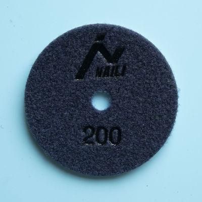Qifeng Power Tool Flexible Diamond Wet Polishing Pad/Grinding Wheel for Granite/Marble