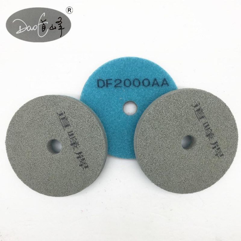 Daofeng 6inch 150mm 6000# Sponge Polishing Pads for Marble Quartz