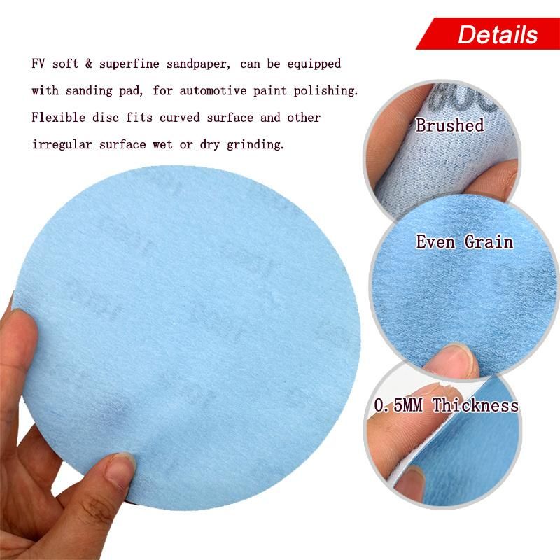 6 Inch Automotive Sandpaper for Wet and Dry Sanding