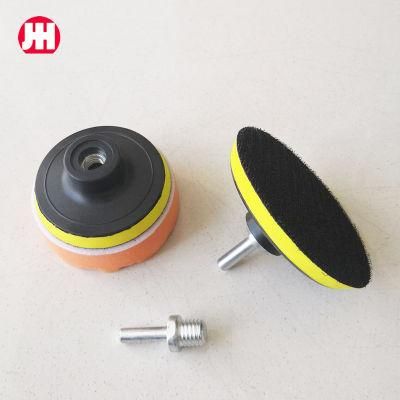 China Free Sample Polisher Velcro Hoop Foam Disc Pad for Sander