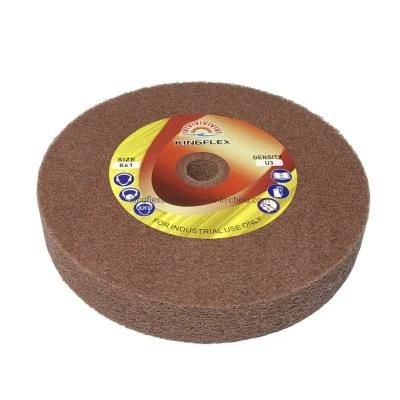 Non Woven Wheel, 150X25mm, U3/7p, Maroon Color