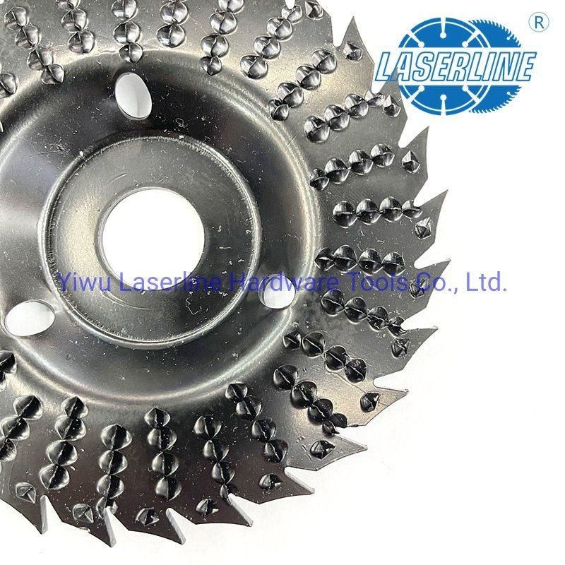 Cutting Grinder Wheel Disc 5 Inch Wood Shaping Wheel, Wood Grinding Shaping Disk for Angle Grinder