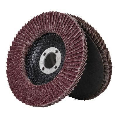 5 Inch 125mm Brown Corundum Abrasive Flap Disc