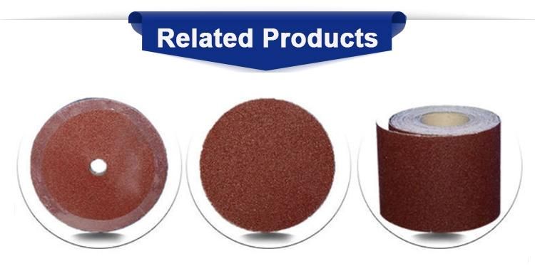 China Made 4′′-9′′ Specification, P36-2000 Grit Aluminum Oxide Velcro Disc