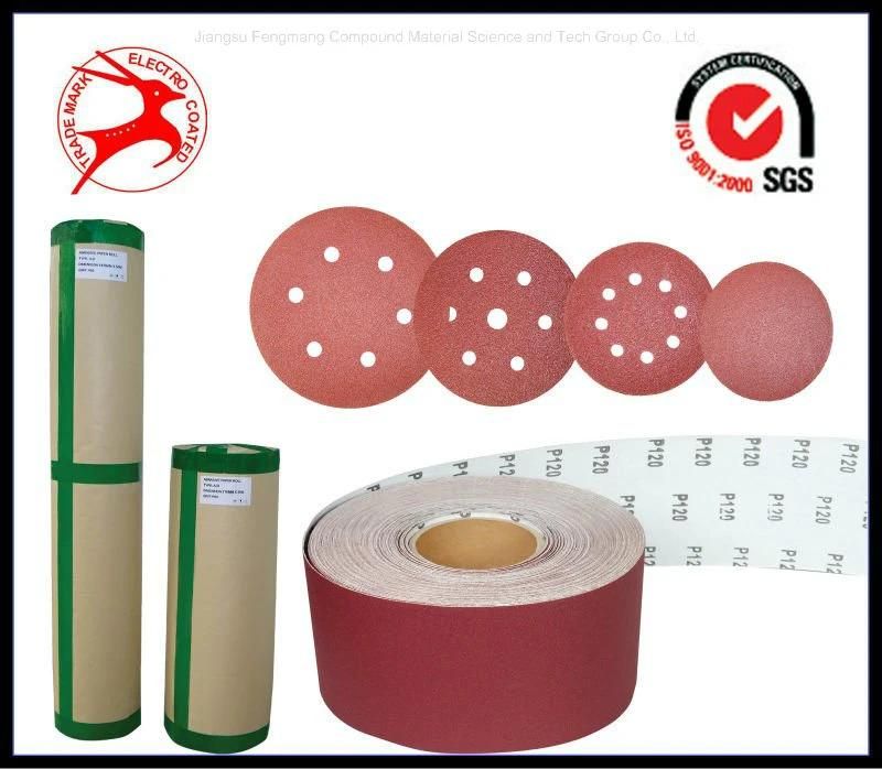 Wood Grinding Aluminum Oxide Magic Tape Disc