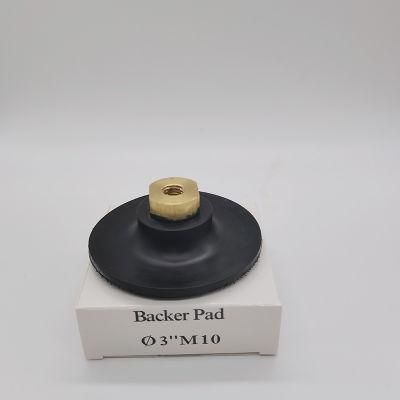 100mm 4inch Rubber Backer Pad Holder for Polishing Pads and Angle Grinder Polisher M14 M16 5/8-11