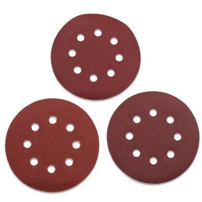 50mm 125mm 225mm Abrasvie Sandpaper Disc Sanding Paper Disc Hook and Loop Velcro Sanding Disc