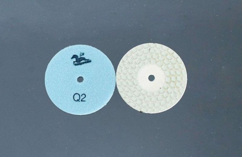 Top Manufacturer Qifeng 4 Steps 100mm/ 4′ ′ Abrasive Tools Dry Polishing Pads for Granite and Marble