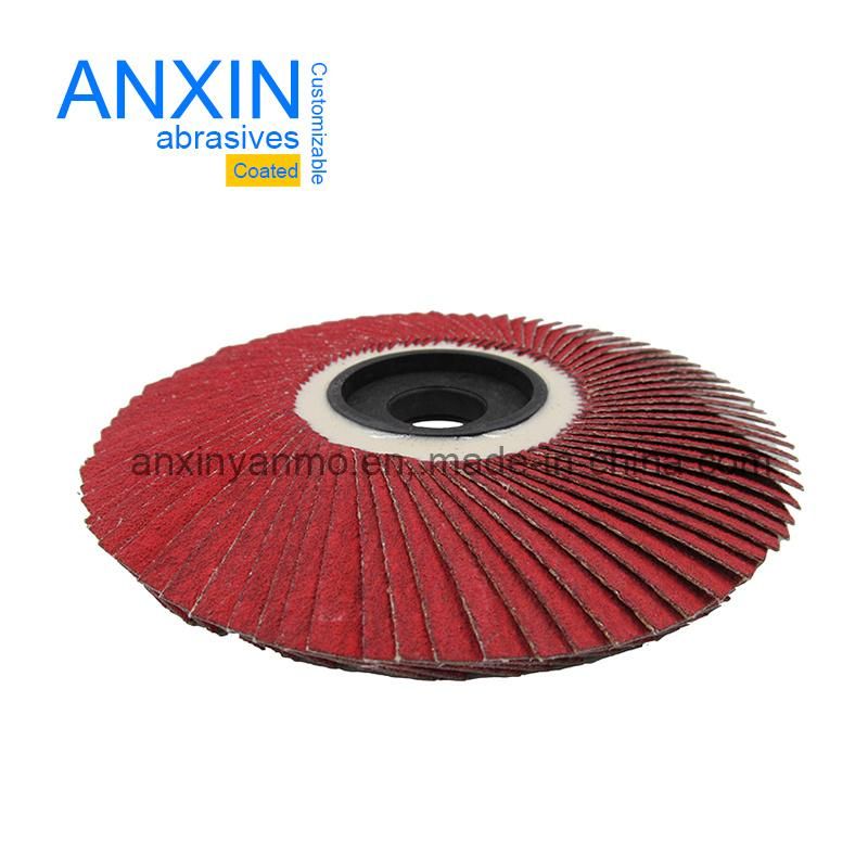 Flexible Flap Disc with Vsm Ceramic Sand Cloth for Surface Grinding