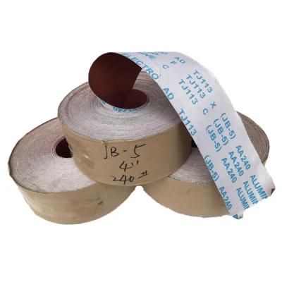 Alumina Oxide Coated Abrasive Red Jumbo Cloth Roll Made in China