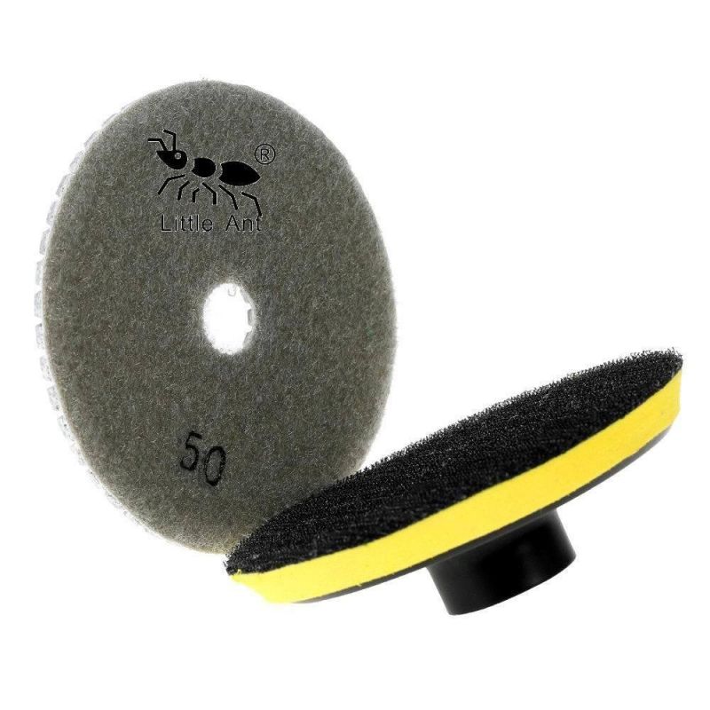 Resin-Bond Pressed Diamond Dry Abrasives for Stone Floor Polishing