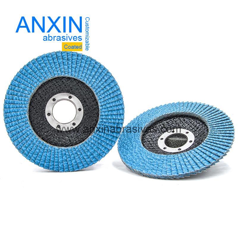 Chinese Ceramic Flap Disc in Blue Color