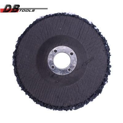 4&quot; 100mm Clean and Strip Disc Grinding Wheel Sanding Pad for Remove Paint Vessel Derusting T27 T29 Fiber Glass Backing 5/8 Inch Arbor 16mm