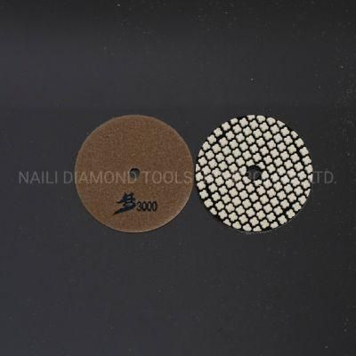 Qifeng Manufacturer Power Tool Factory Diamond Flower-Shaped Polishing Pad for Granite/ Marble