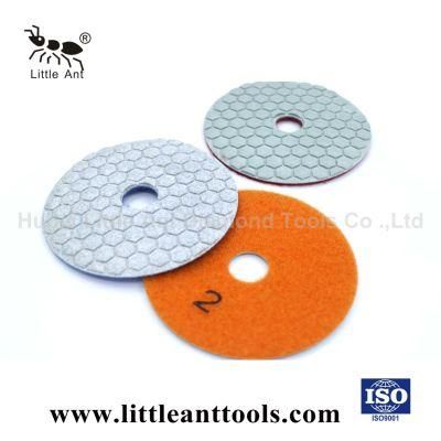 Flexible Pressed Diamond Dry Polishing Pad for Quartz Stone