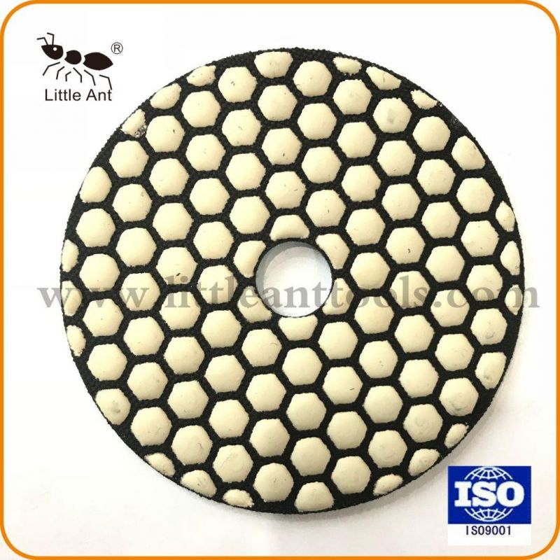 4"/100mm Dry Diamond Resin Polishing Pad Abrasive Tools for Marble & Granite