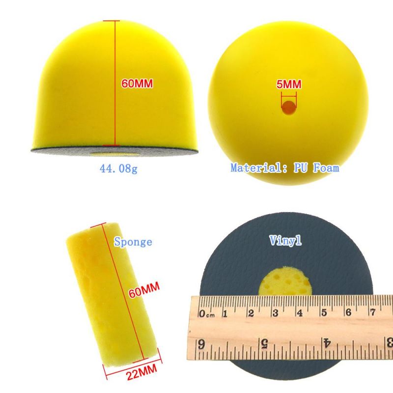 3 Inch 72mm Sticky Vinyl Center Water Feed Disc Hand Sanding Block Abrasive Tools for Psa Sanding Discs